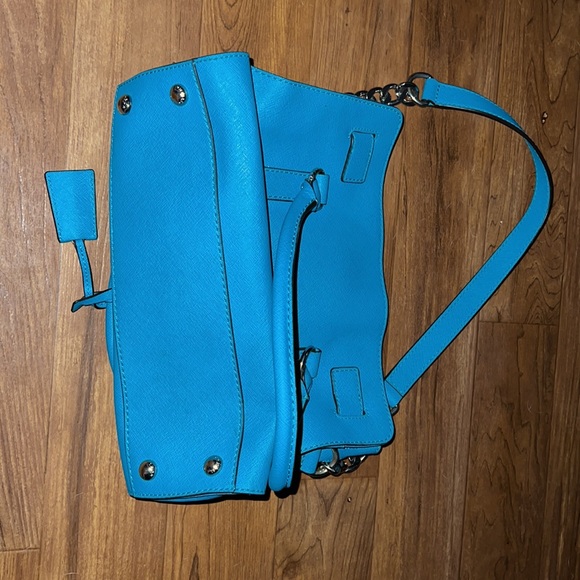 MICHAEL KORS TURQUOISE SATCHEL / SHOULDER BAG - Picture 3 of 3